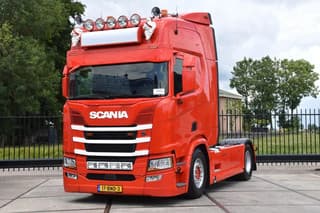 Scania R450 NGS 4x2NB - RETARDER - NEW TACHO - FULL AIR - PARK. AIRCO - PTO - LEATHER SEATS - 2 x FUEL TANKS - EXCELLENT CONDITION - - Thumbnail 1