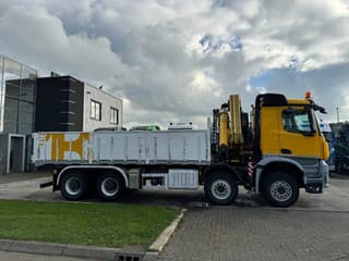 Mercedes-Benz 8X4 + EURO 6 + FASSI F315 + REMOTE + KIPPER + STEERING AXLE - Image 21