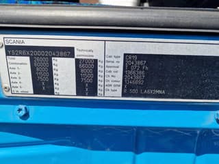 Scania R500 V8 Topline 6x2 - PTO/Hydraulic - Euro5 - Leather - Image 28