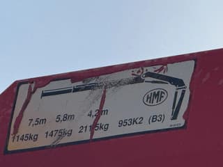 Renault Kerax 260 2006 - 4X2 + HMF 953 K2 CRANE + TIPPER MARREL - EURO 3 - MANUAL - FULL STEEL SUSP. afbeelding 5