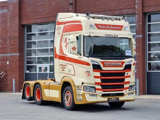 Scania R580 V8 NGS Highline 6x2 - PTO/Hydraulic - 2.95 WB - Retarder - Night clima - Custom interior - Thumbnail 1