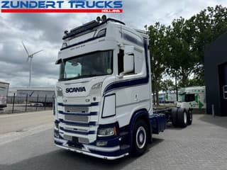 ScaniaS 500 6X2 CHASSIS,RETARDER, 3 TANKS 