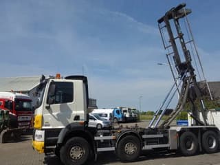 DAF CF 410 8X4 NCH CONTAINER SYSTEEM 32 TON 90 graden silo containers