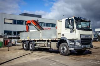 DAF CF 450-6X4+FASSI18T/M(3EXT)-78500KM - Image 4