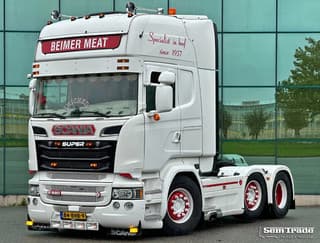 Scania R R580 V8 TOPLINE RETARDER FULL AIR 2X TANKS SPECIAL INTERIOR HOLLAND-TRCK