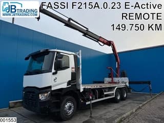 Renault C 380 6x4, EURO 6, Fassi, Steel suspension, Remote - Thumbnail 1