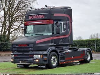 Scania T164-580 V8 Topline 4x2 - Original Torpedo/Hauber - Retarder - 4.70 WB - PTO/Hydraulic - Light bar - Leather seats - Image 4