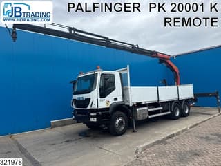 Iveco Trakker 410 6X4, EURO 6, Palfinger, Retarder, Steel suspension