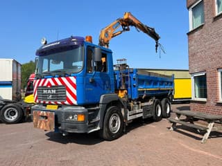 MAN FE 33.410 6X4 KRAAN + KIPPER  EURO 2 BLADGEVEERD - Image 7