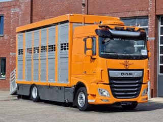 DAF 530 4x2 - Livestock Menke + 2018 Menke trailer 2 deck - Water + Ventilation - Lifting roof - Image 22