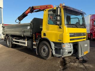 DAF CF 75.250 2004 - 4X2 + PALFINGER PK10000 + 3-SIDE TIPPER 12 TON afbeelding 15