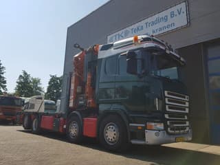 Scania R420 8x2 HIAB 800E-7 Hipro 80 ton/meter Winch Retarder - Image 7