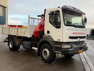 Renault Kerax 260 2006 - 4X2 + HMF 953 K2 CRANE + TIPPER MARREL - EURO 3 - MANUAL - FULL STEEL SUSP. afbeelding 14