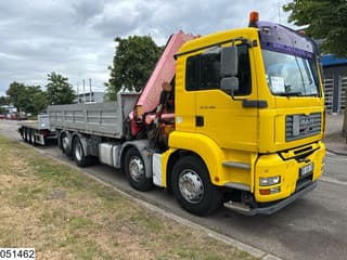 MAN 35 400 8x2, Handgeschakeld, Fassi, Remote, Combi - Image 8