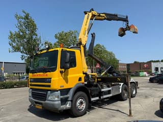 DAF CF 85.410 6X4 - EURO 5 + PALFINGER PK15500 + REMOTE + PALFINGER HOOK