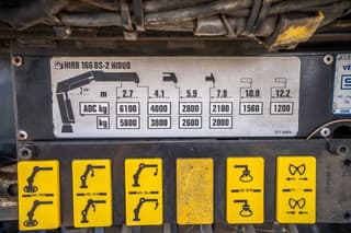 Renault KERAX 370 DXI + TRI BENNE+HIAB 16t/m + 2 EXT - Image 14