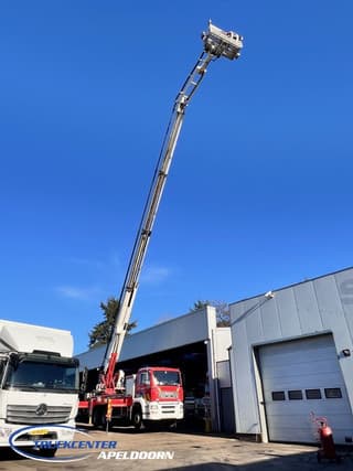 MAN TGA 26.350 Magirus ALP 320L = 32 meter, Waterpump, 6x4, Steel springs TC11115