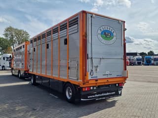 DAF 530 4x2 - Livestock Menke + 2018 Menke trailer 2 deck - Water + Ventilation - Lifting roof - Image 65