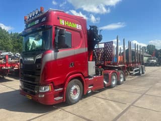 Scania S650 V8, EPSILON S290 Z 96. DOLL TRAILER 2 AXLE FORCED STEERING, 4,5 M EXTENDABLE, APK 04-2026 - Image 4