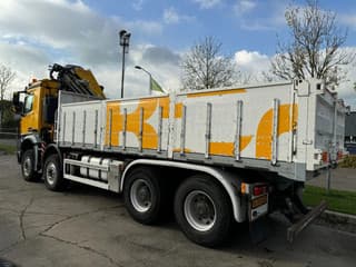 Mercedes-Benz 8X4 + EURO 6 + FASSI F315 + REMOTE + KIPPER + STEERING AXLE - Image 24
