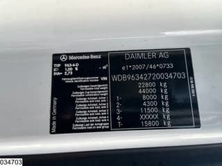 Mercedes-Benz 2443 6x2, EURO 6, RHD, ADR, Hydraulic - Image 9