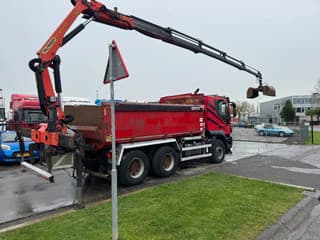 Iveco 500 6X4 EURO 6 KIPPER + PALFINGER PK18002 FULL STEEL - Image 6