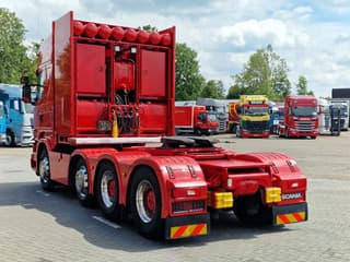Scania R580 V8 Topline 8x4/4 - 164T GCW - Retarder - PTO/Hydraulics - Night clima - Leather - Image 5