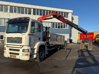 MAN TGA 2006 - 26.350 6X2 KIPPER + PALFINGER PK16502 + REMOTE CONTROL afbeelding 6