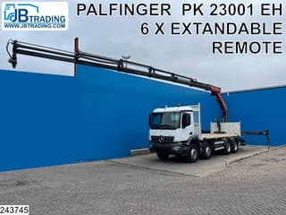 Mercedes-Benz Arocs 3240 8X4, EURO 6, Steel suspension, Palfinger