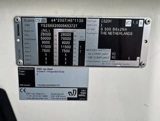 Scania S500 6X2 RETARDER 815 x 250 x 275 CM INSIDE TOP CONDITION HOLLAND TRUCK - Image 22