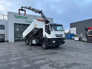 Iveco 330 6x2 / Euro 5 / 3 way kipper / HIAB 144 B-3 DUO - Thumbnail 1