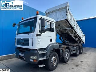 MAN TGA 35 400 8x4, Manual, Steel suspension