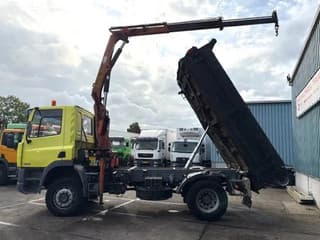 DAF -180ATI 4x4 FULL STEEL 3-WAY KIPPER AND PALFINGER CRANE (EURO 2 / MANUAL GEARBOX / FULL STEEL SUSPENSION / ETC.) - Image 10