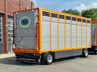 DAF 530 4x2 - Livestock Menke + 2018 Menke trailer 2 deck - Water + Ventilation - Lifting roof - Image 72