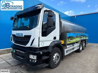 Iveco Stralis 460 6x2, EURO 6, 15,900 litres, Milk, Retarder