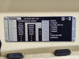 Scania R580 V8 NGS Highline 6x2 - PTO/Hydraulic - 2.95 WB - Retarder - Night clima - Custom interior - Image 29