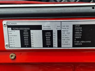 Scania R580 V8 Topline 8x4/4 - 164T GCW - Retarder - PTO/Hydraulics - Night clima - Leather - Image 26