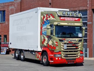 Scania R580 V8 Topline 6x2 - Box with sidedoors - Retarder - Full air - 4.55WB - Thumbnail 1