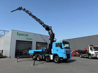 MAN TGS 35.500 8x4 / Euro 6 / Retarder / MKG HLK 801HP A6 + Flyjib A4 / Winch / Fifth wheel coupling (Only 45.488km & 26 Crane hours !!!)
