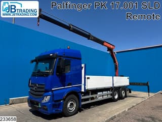 Mercedes-Benz Actros 2851 6x2, EURO 6, Retarder, Palfinger, Remote, Steering