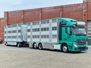 Mercedes-Benz Actros 2542 6x2*4 Full Air 3 Stock Pezzaioli + Trailer 3 Stock Pezzaioli