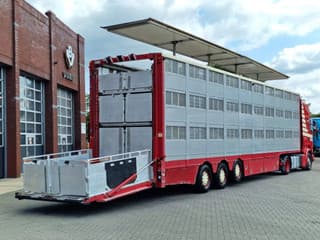 Scania R450 + 3 deck livestock - Water &Ventilation - Loadlift - - Image 6