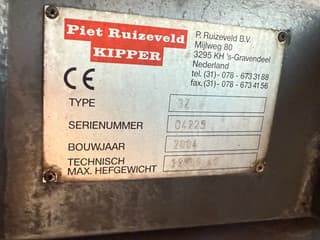 DAF CF 75.250 2004 - 4X2 + PALFINGER PK10000 + 3-SIDE TIPPER 12 TON afbeelding 11