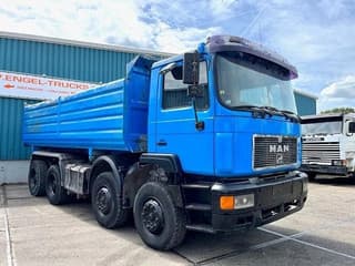 MAN 8X4 FULL STEEL KIPPER (EURO 2 / ZF16 MANUAL GEARBOX / ZF-INTARDER / FULL STEEL SUSPENSION / REDUCTION AXLES) - Image 2