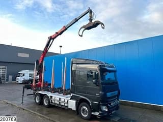 DAF XF 530 6x4, Wood transport, Retarder, Loglift ET450 - Image 18
