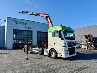 MAN 26.460 6x2-4 LL / Euro 6 / Retarder / + Palfinger PK24001-K C ( Only 1280 crane hours !! ) - Thumbnail 1