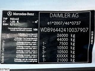 Mercedes-Benz Arocs 2645 6X4, EURO 6, Retarder, Hydraulic - Image 7