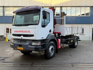 Renault Kerax 260 2006 - 4X2 + HMF 953 K2 CRANE + TIPPER MARREL - EURO 3 - MANUAL - FULL STEEL SUSP. afbeelding 12