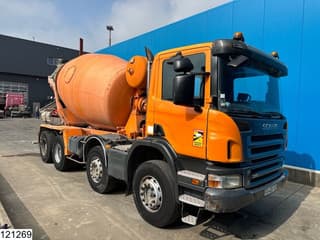 Scania 380 8X4, Manual, Steel suspension, Stetter 8M3 - Image 3