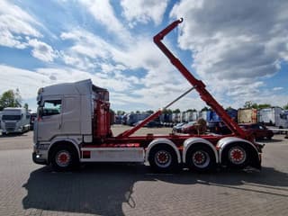 Scania R490 8x4*4 - HIAB XR24SL58 24T hooklift - Euro 6 - Full air - Steering axle - Image 6